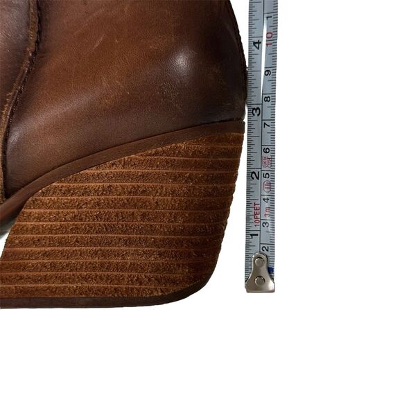 Kork-Ease Chandra II Brown Leather Booties Women Size 9 Cowgirl Western Rodeo - Picture 8 of 11
